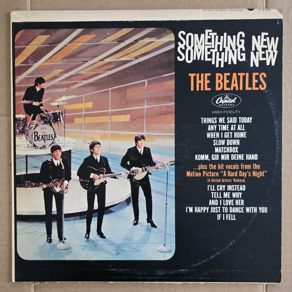 The Beatles Something New LP Capitol/Apple Records ST 2108 Orig 70s